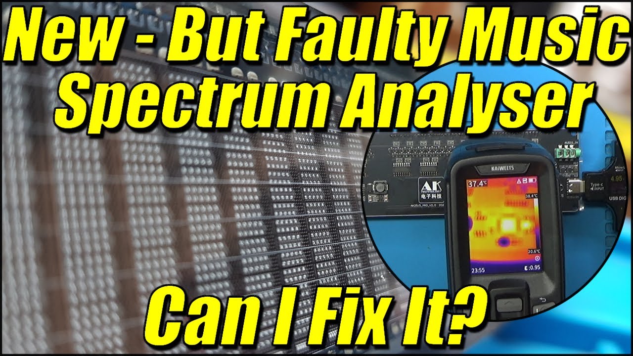Faulty Audio Spectrum Analyser AK2515 | Can I Fix It?