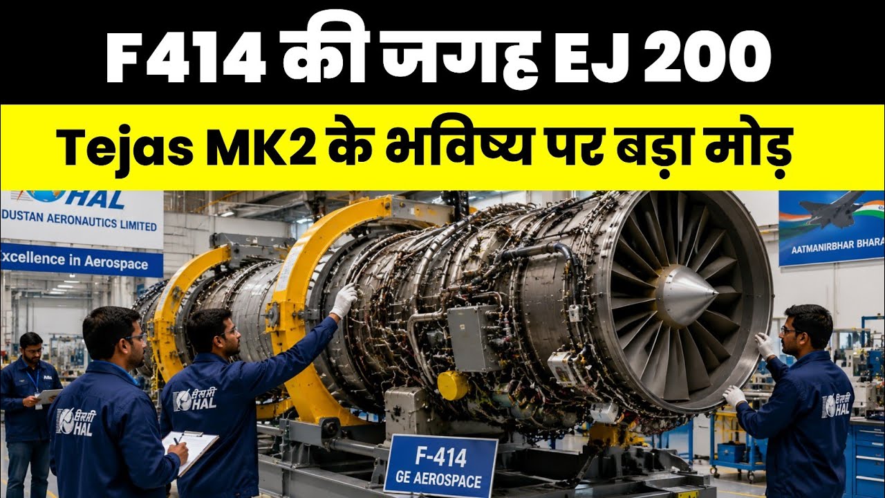 F414 की जगह EJ-200 - Tejas MK2 to get new engine soon 