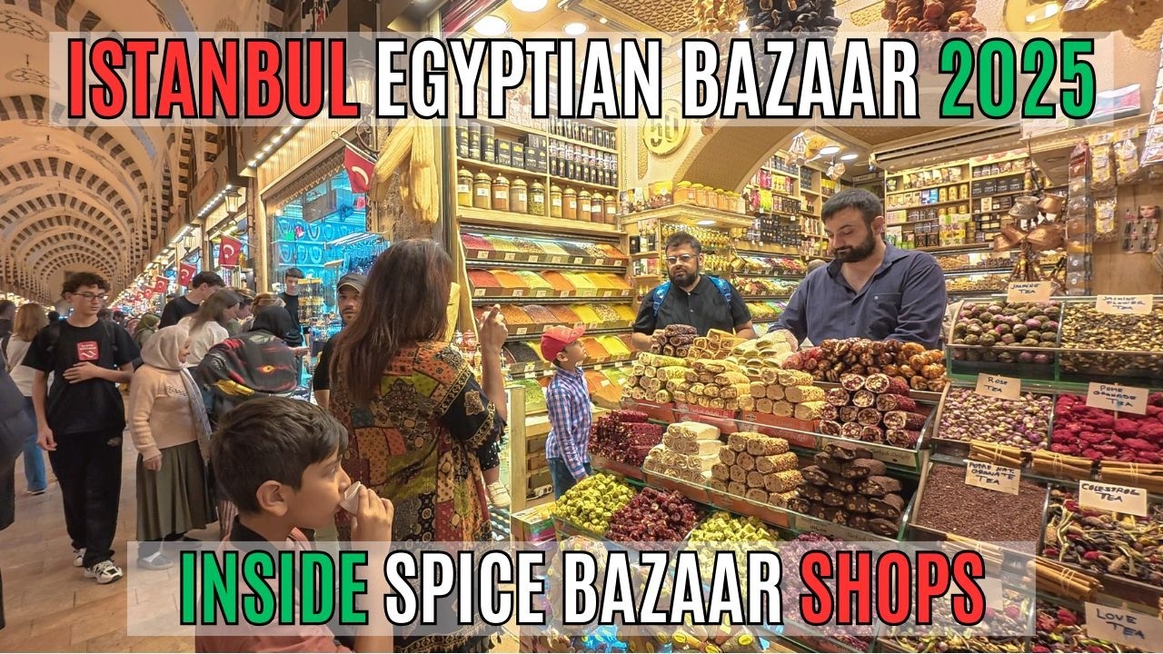 Istanbul Egyptian Spice Bazaar Emin&ouml;n&uuml; | Prices, Spices & Real 4K Market Tour