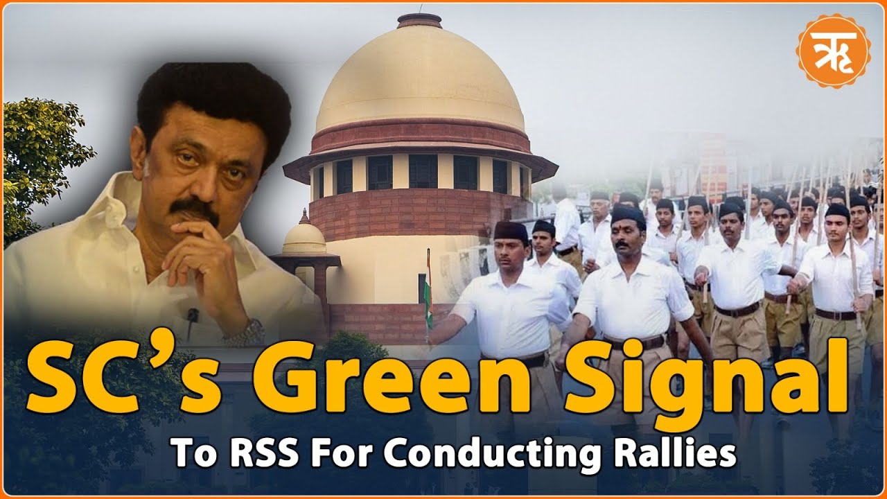 Jolt To MK Stalin Govt., SC&rsquo;s Green Signal To RSS For Conducting Rallies