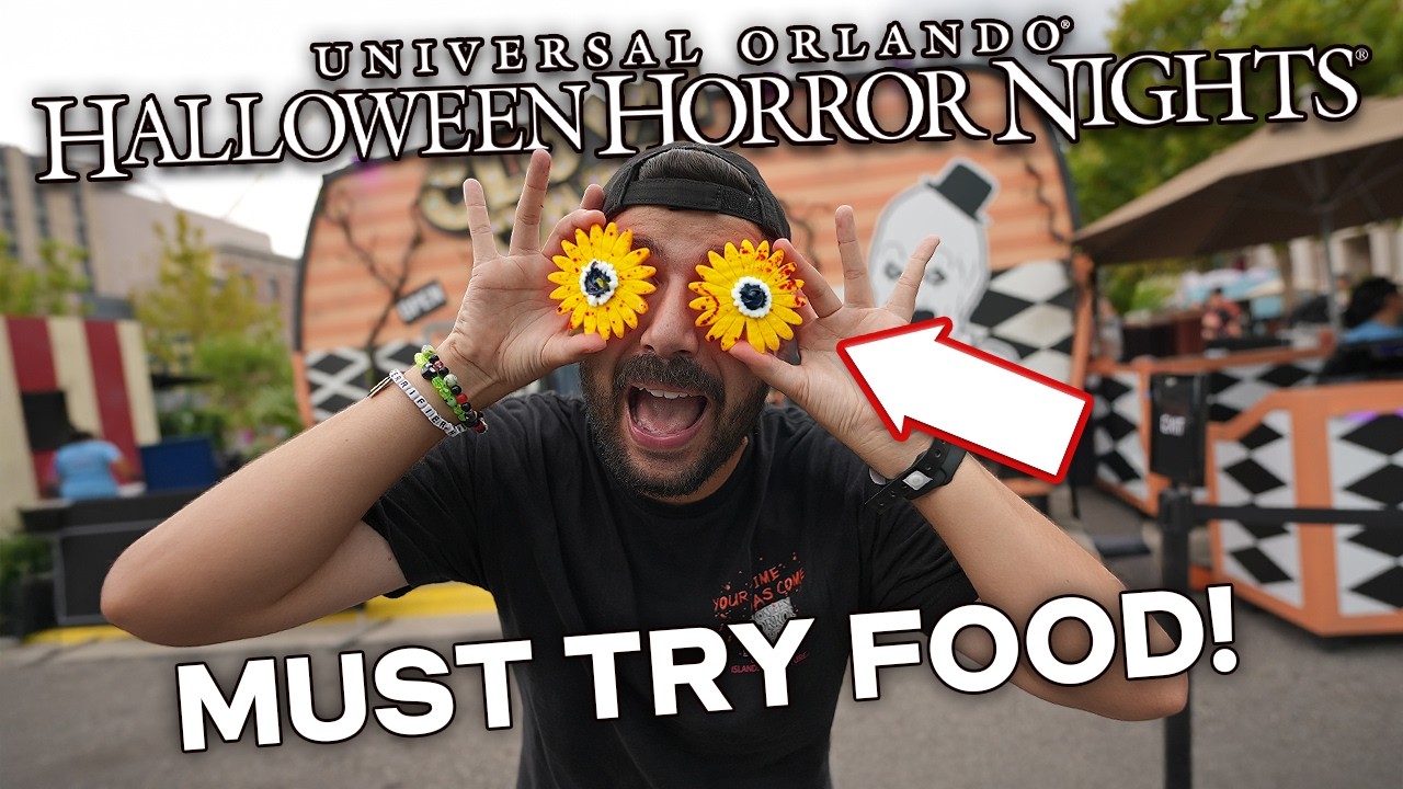 9 MUST TRY Foods at Halloween Horror Nights 2025!