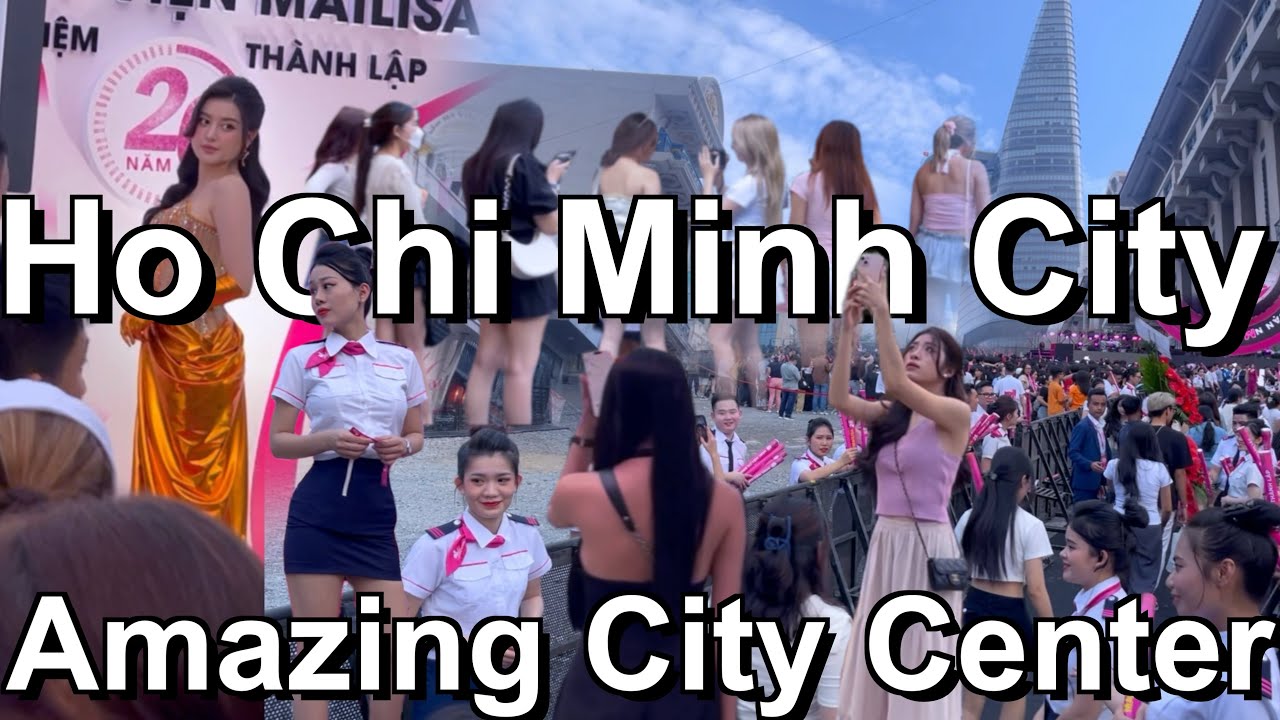 Ho Chi Minh City 🇻🇳 Amazing City Center - Walking Tour Vietnam 2024