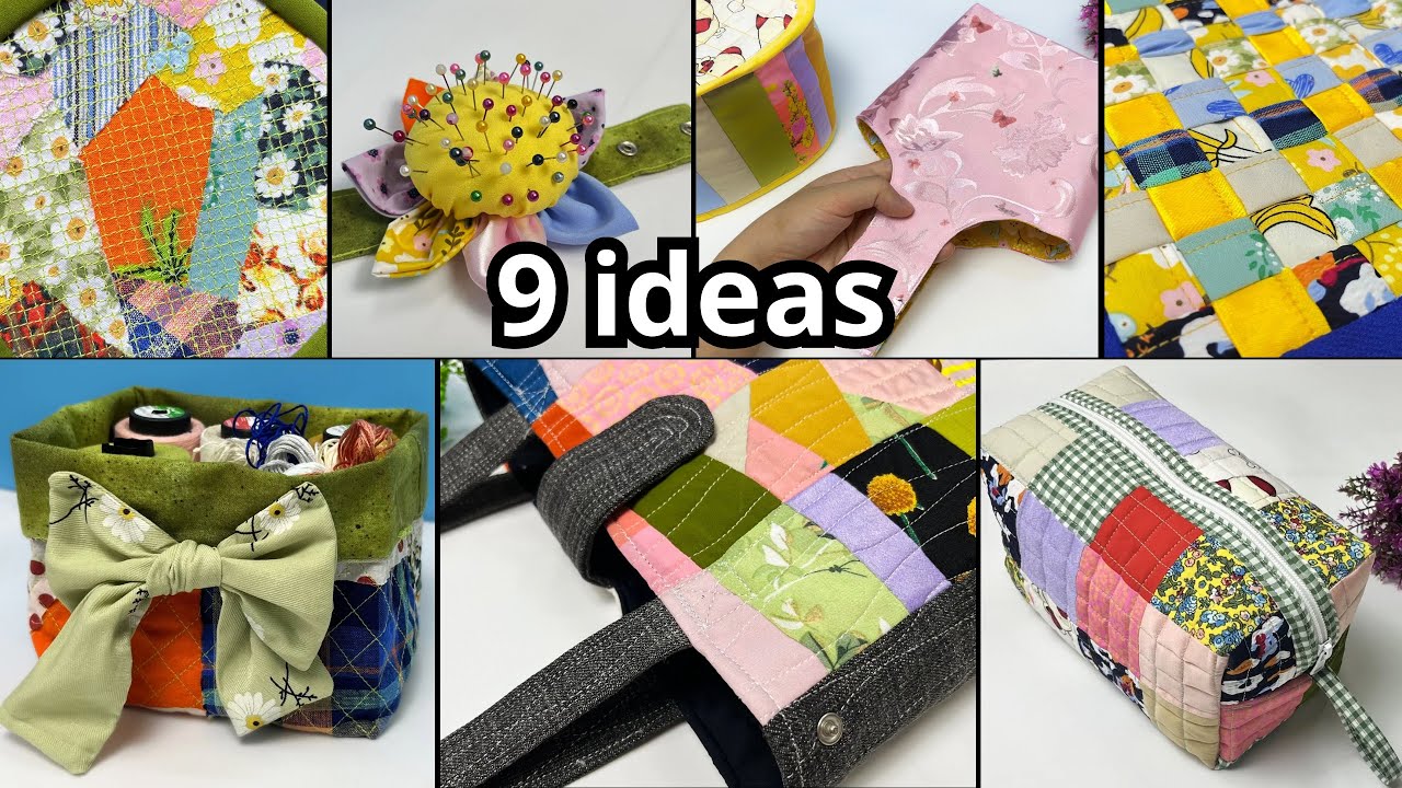 9 Simple Ideas for Sewing Beautiful Items from Scrap Fabric