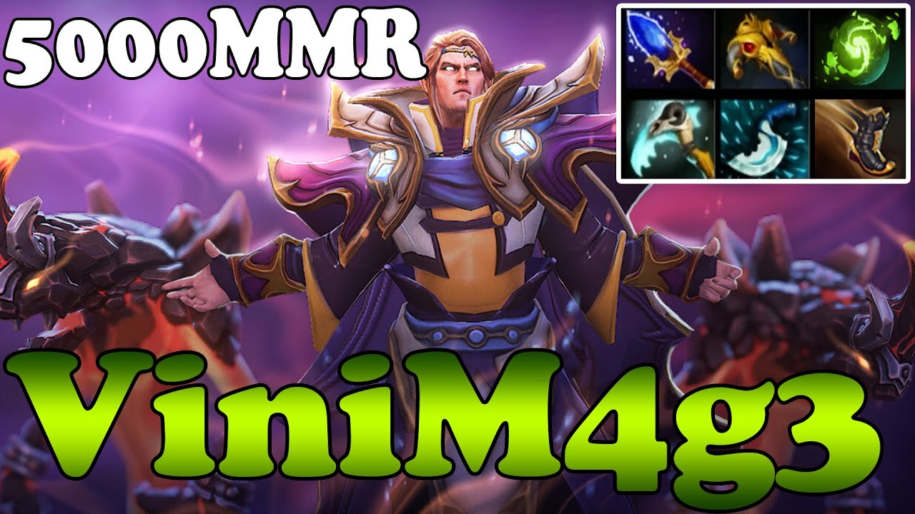 Dota 2 - ViniM4g3 5000MMR Plays Invoker vol 1 - Subscriber Ranked Gameplay