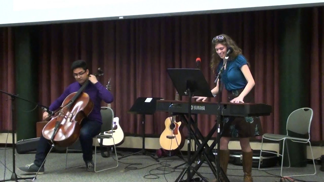 Alicia Greey and Kevin Lucero performing Let it Go from Frozen