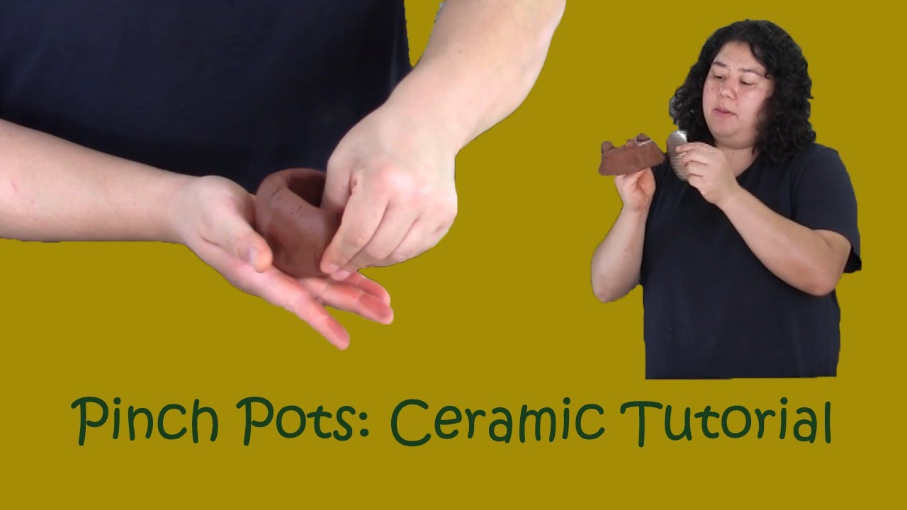 Pinch Pots: Ceramic Tutorial - easy hand building clay technique - works with air dry clay