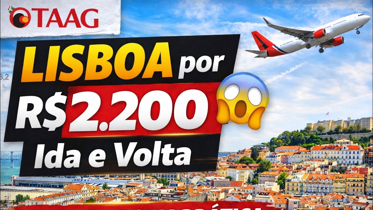Como Comprar Passagem para Lisboa por R$2.200 (Passo a Passo TAAG) - Como Viajar Barato para Europa?