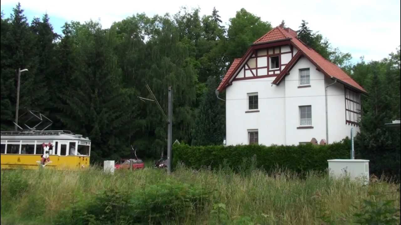 Historischer Zug der Th&uuml;ringerwaldbahn in Waltershausen-Schnepfenthal