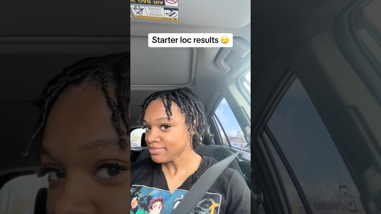 Starter locs results 🤣 Y&rsquo;all gotta see this one #locs #locjourney #shorts #naturalhair