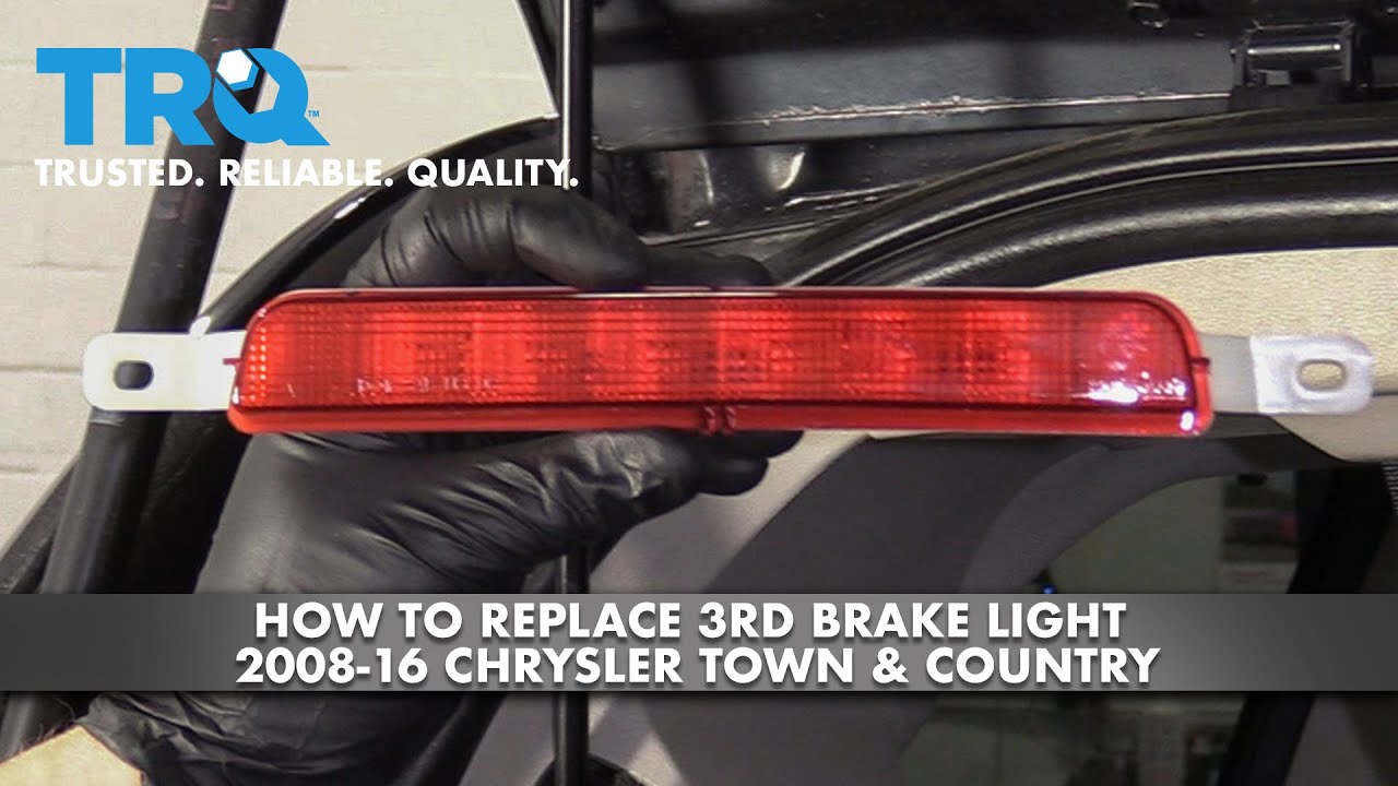 How to Replace 3rd Brake Light 08-16 Chrysler Town & Country