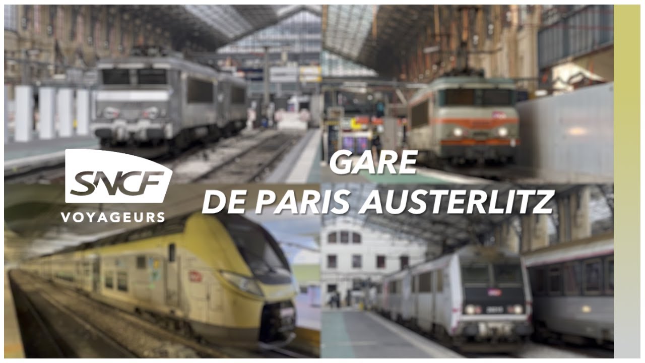 🇫🇷 ⸱ [SNCF] Une matinée en gare de Paris Austerlitz ! - BB 7200, BB 22200, BB 26000, Corail, Omnéo