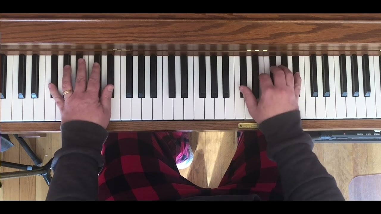 Brian Wilson - California Girls (overhead piano cover)