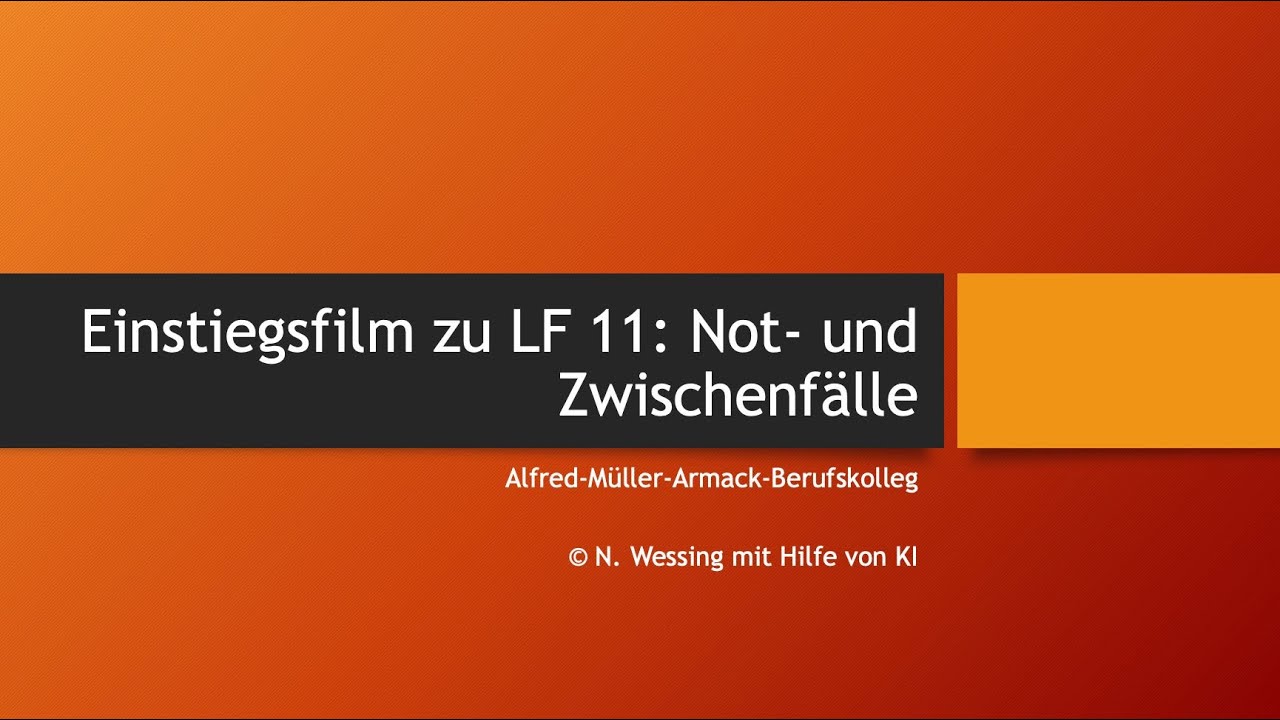 Not  und Zwischenfälle LF 11