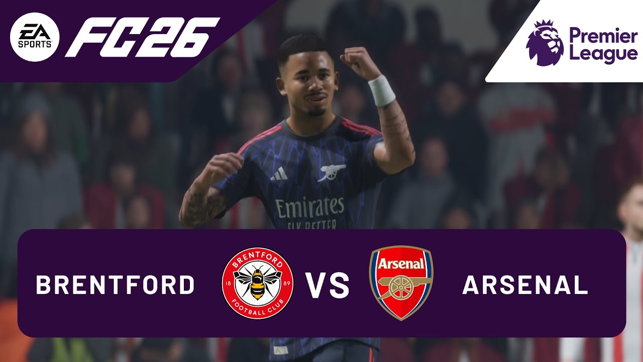 EA FC 26 - Brentford vs Arsenal | Permier League 25/26 gameplay 4K 60FPS