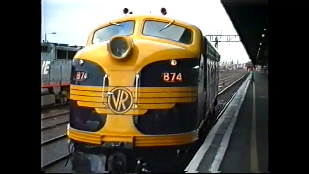 Train Trip With B74 & R707 From Spencer Street - Maryborough - Avoca - Ararat