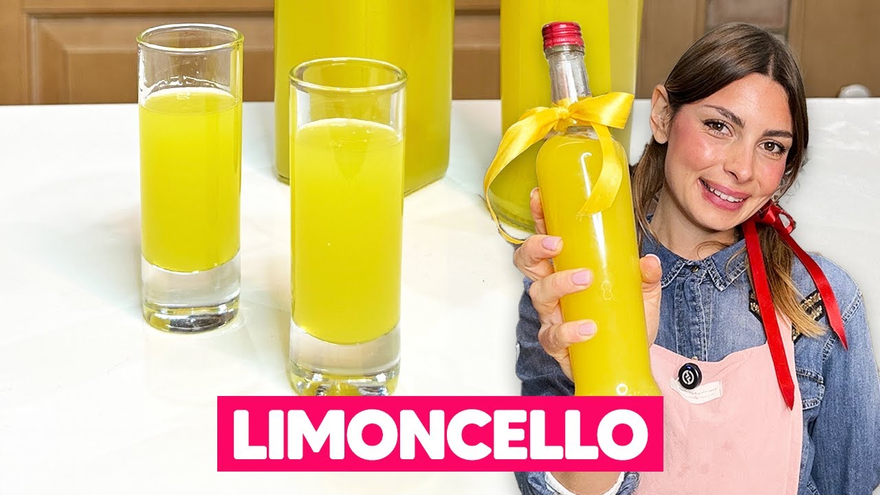 LIMONCELLO FATTO in CASA 🍋: la RICETTA FACILE e i trucchi per un risultato perfetto! 💛​