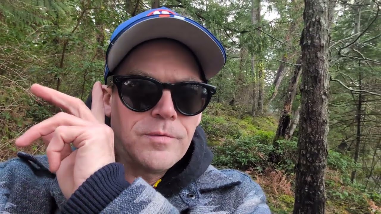 Walking in the wilderness with cray cray 🇨🇦🇨🇦😊😊☘️🌴🍄🪻🌺🥀🌷🪾🌲🌳⛰️🪨🌤️