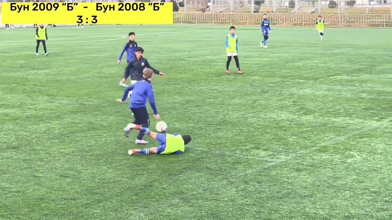 FUTBOL. BUNYODKOR 2009 “B”   3 : 3   BUNYODKOR 2008 “B”.