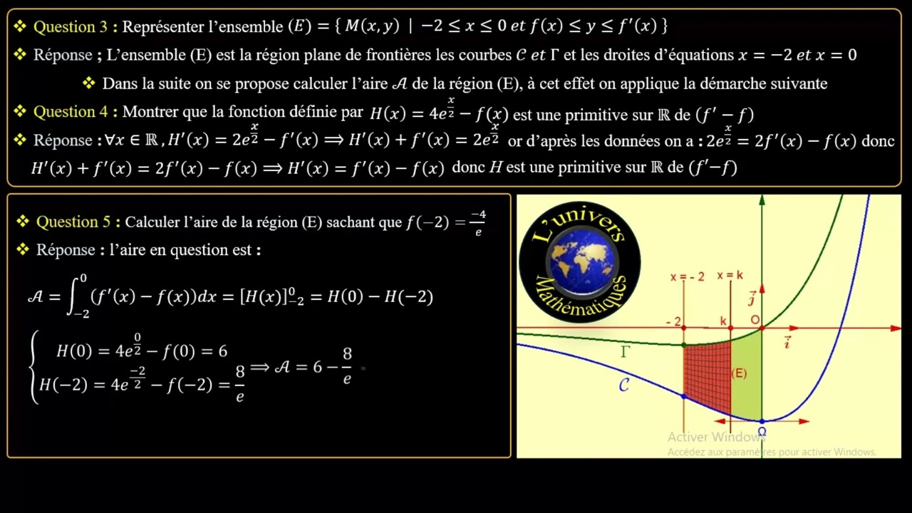 Calcul intégral exercice 6