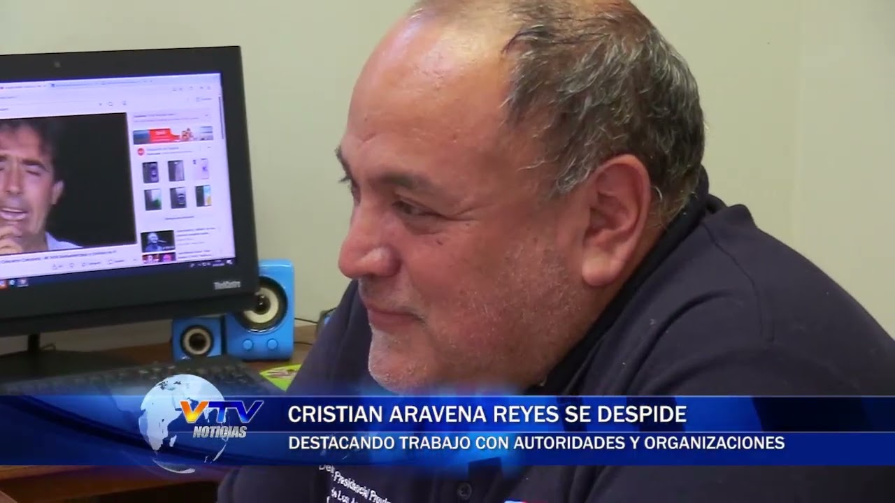 Cristian Aravena Reyes se despide destacando trabajo con autoridades y organizaciones
