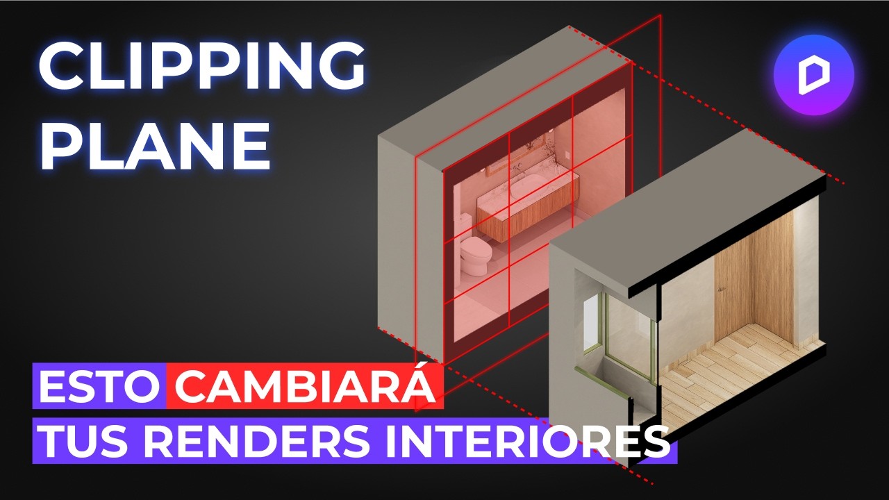 🟣 Clipping plane: Qué es y cómo utilizarlo correctamente | Clipping plane en D5 render
