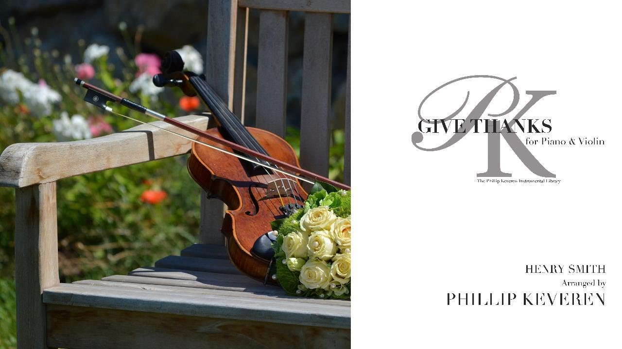 Give thanks violín and piano (Dad gracias)