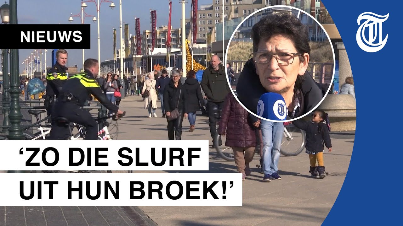 Wildplassers overspoelen Scheveningen: ‘Overal maling aan’