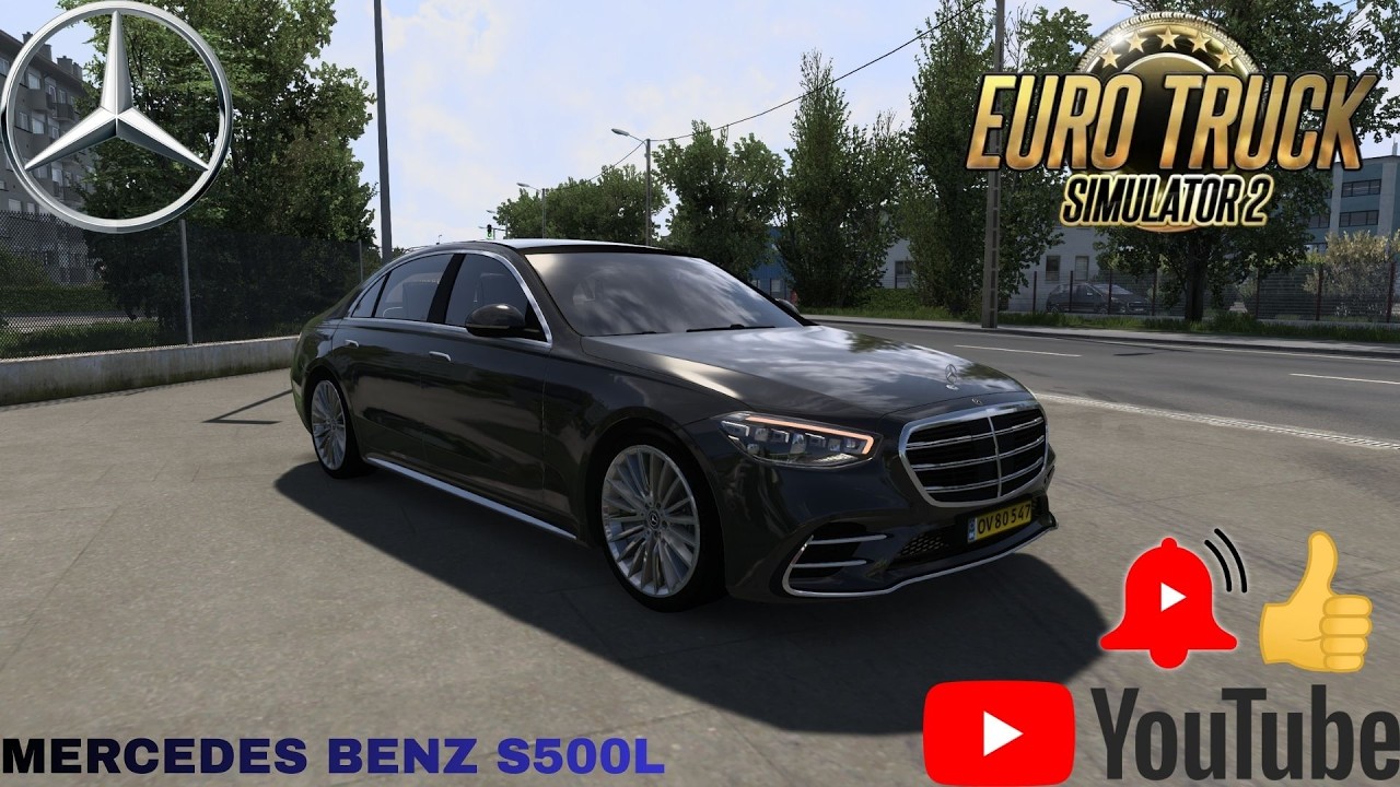 Yollarda Makam Esintisi: ETS2 Mercedes-Benz S500L #MercedesBenzS500L #MakamAracı #ets2 #MercedesMod