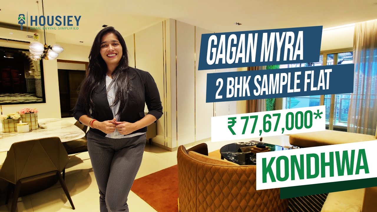 Gagan Myra Kondhwa | 2 BHK Sample Flat Tour | Gagan Developers Kondhwa Pune