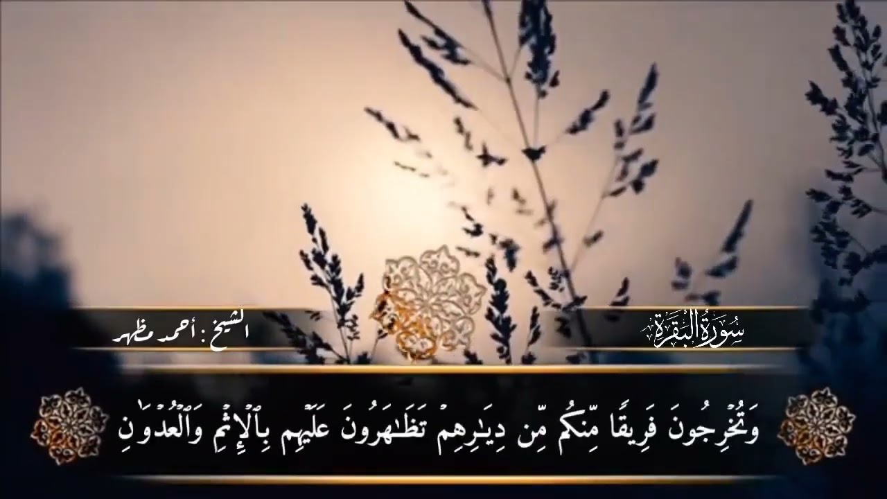 (٥) الجزء الاول ( ارباع) من المصحف المرتل برواية حفص عن عاصم من طريق الشاطبية للشيخ احمد مظهر 