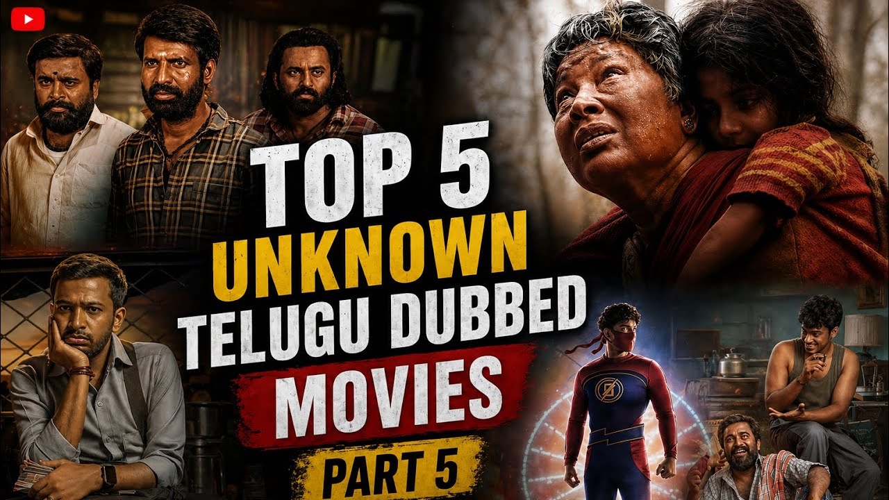 Top 5 Underrated Telugu Dubbed Movies You Missed 😱 | Hidden Gems Part 5