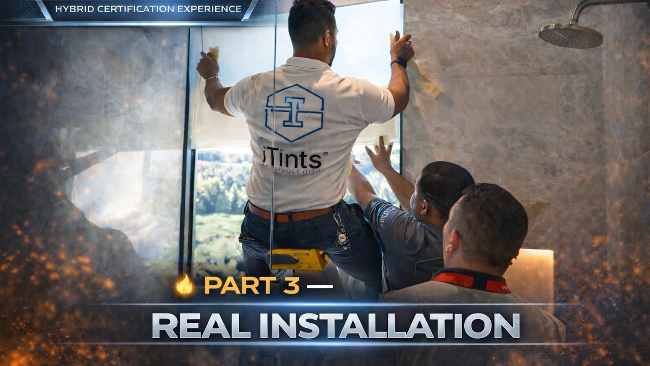 Inside iTints Academy: How Smart Film Is REALLY Installed (Part 3) 🔥 Hands-On Training
