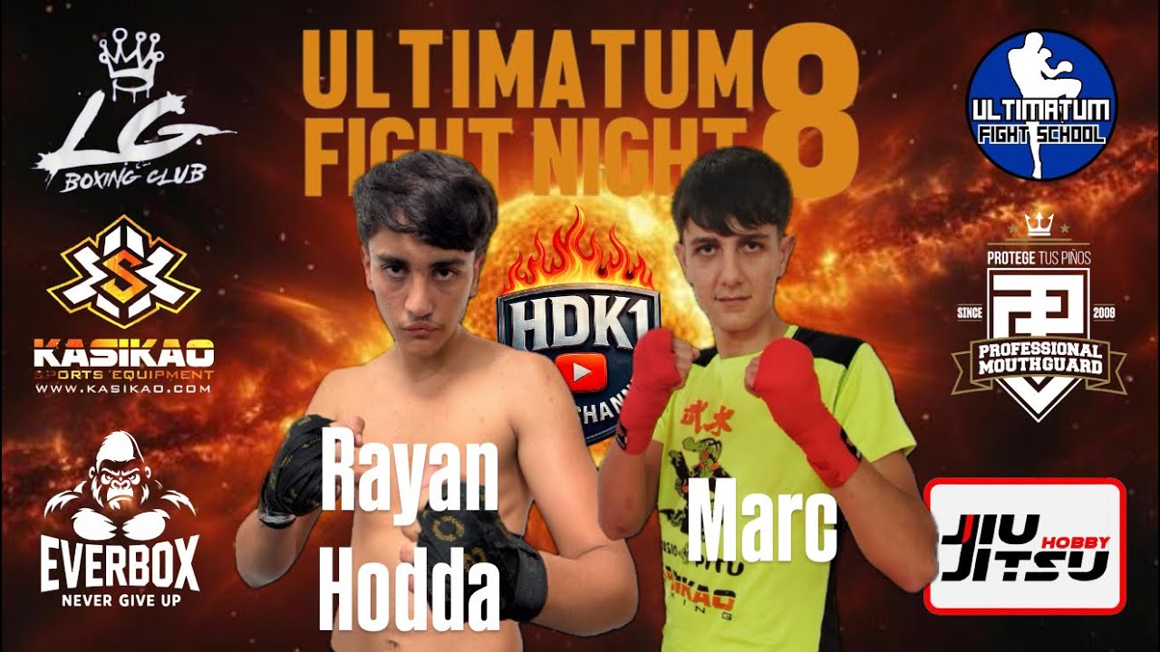 Rayan Hodda vs Marc – K1 -75 kg | Ultimatum Fight 8