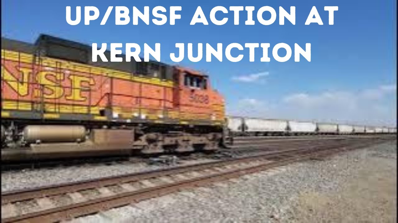 A Day at Bakersfield's UP/BNSF Interlocking at Kern Junction