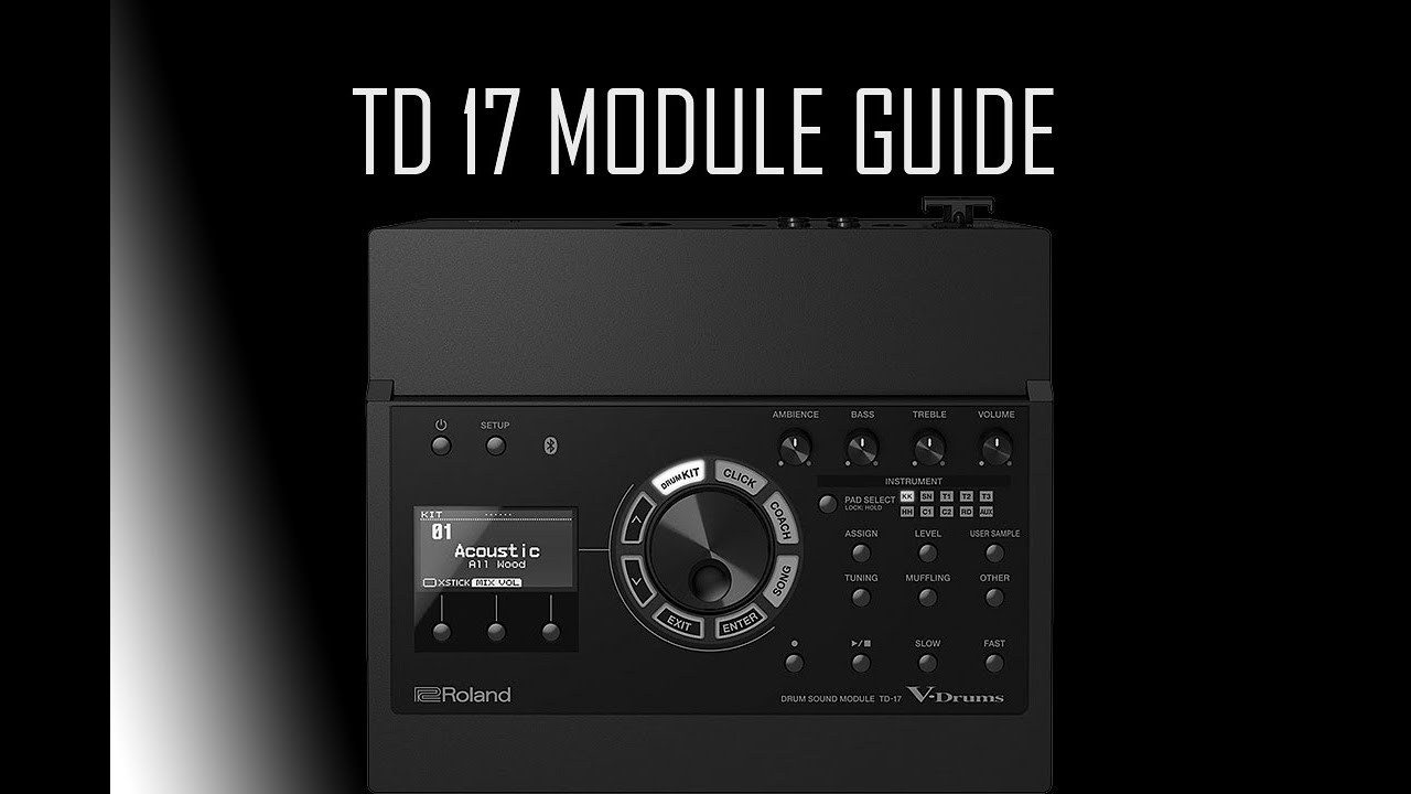Roland TD17 Sound Module Guide