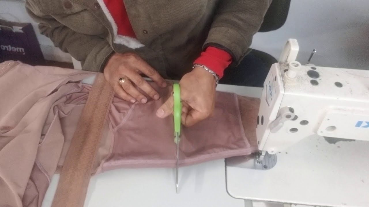 COMO CORTAR Y PONER ENCAJE  A UNA FAJA