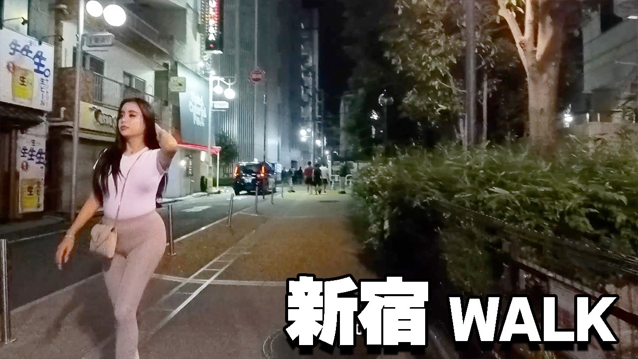 大久保公園・夜の新宿歌舞伎町をお散歩！ラブホテル街