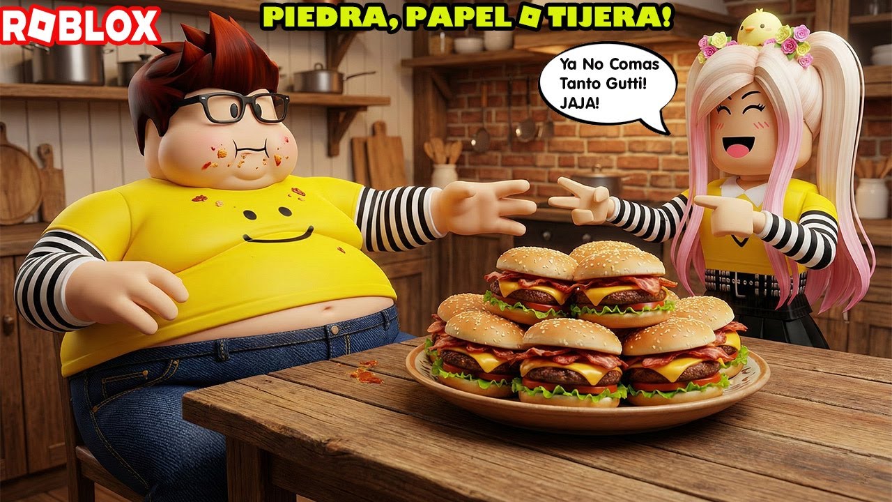 Jugamos Piedra, Papel o Tijera para Ponernos Gorditos! JAJA! Y SALUDITOS!😀🍔🍕🌭