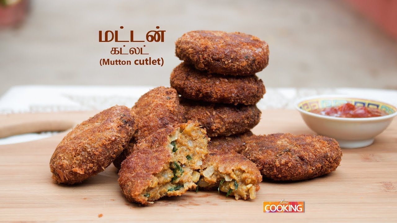 Mutton Cutlet in Tamil (மட்டன் கட்லெட்) | Non-veg cutlet
