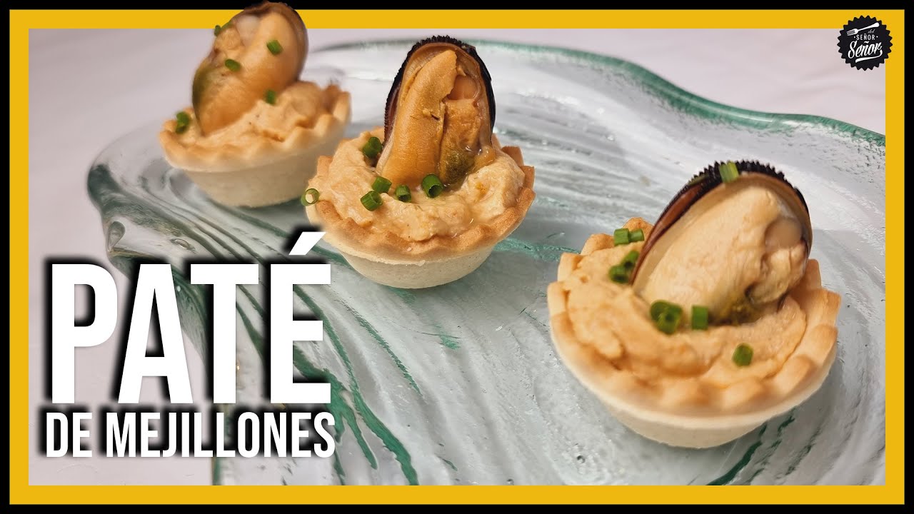 Paté de MEJILLONES 🍴 ¡Aperitivo rápido y casero en 5 MINUTOS!