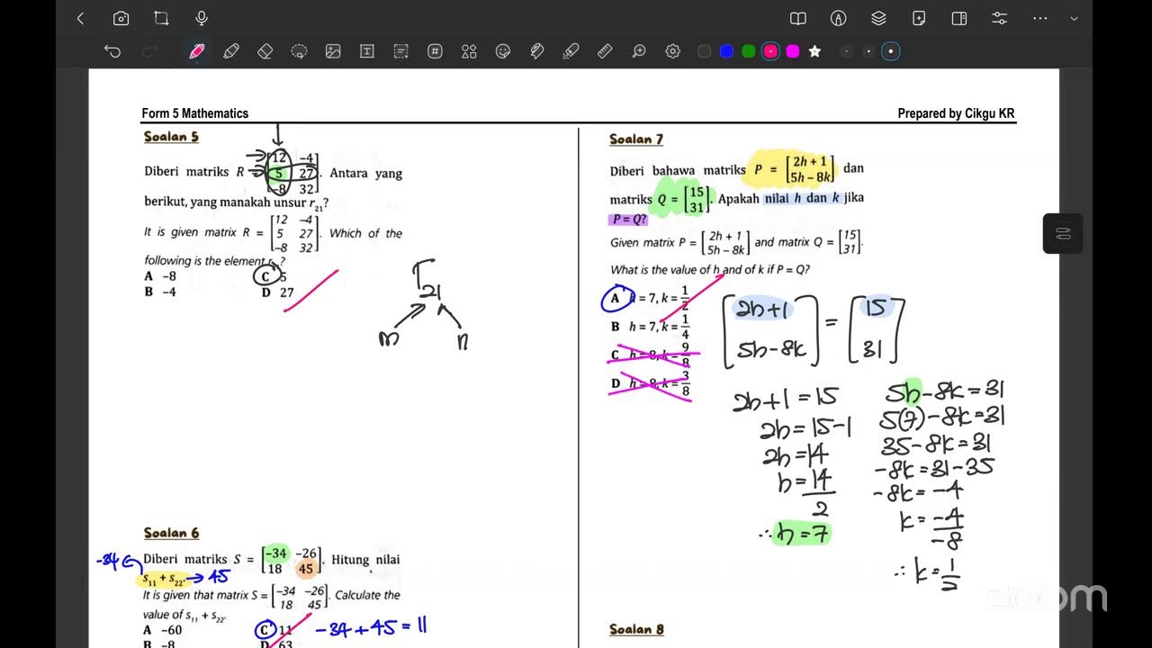 F5 Matematik Online Tuition | Cikgu KR