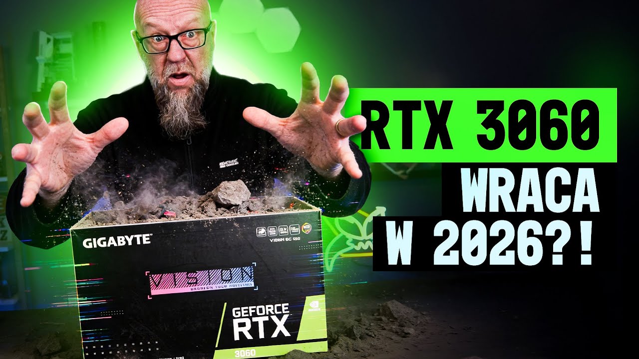RTX 3060 W 2026 / NÓWKA SZTUKA NIE ŚMIGANA!
