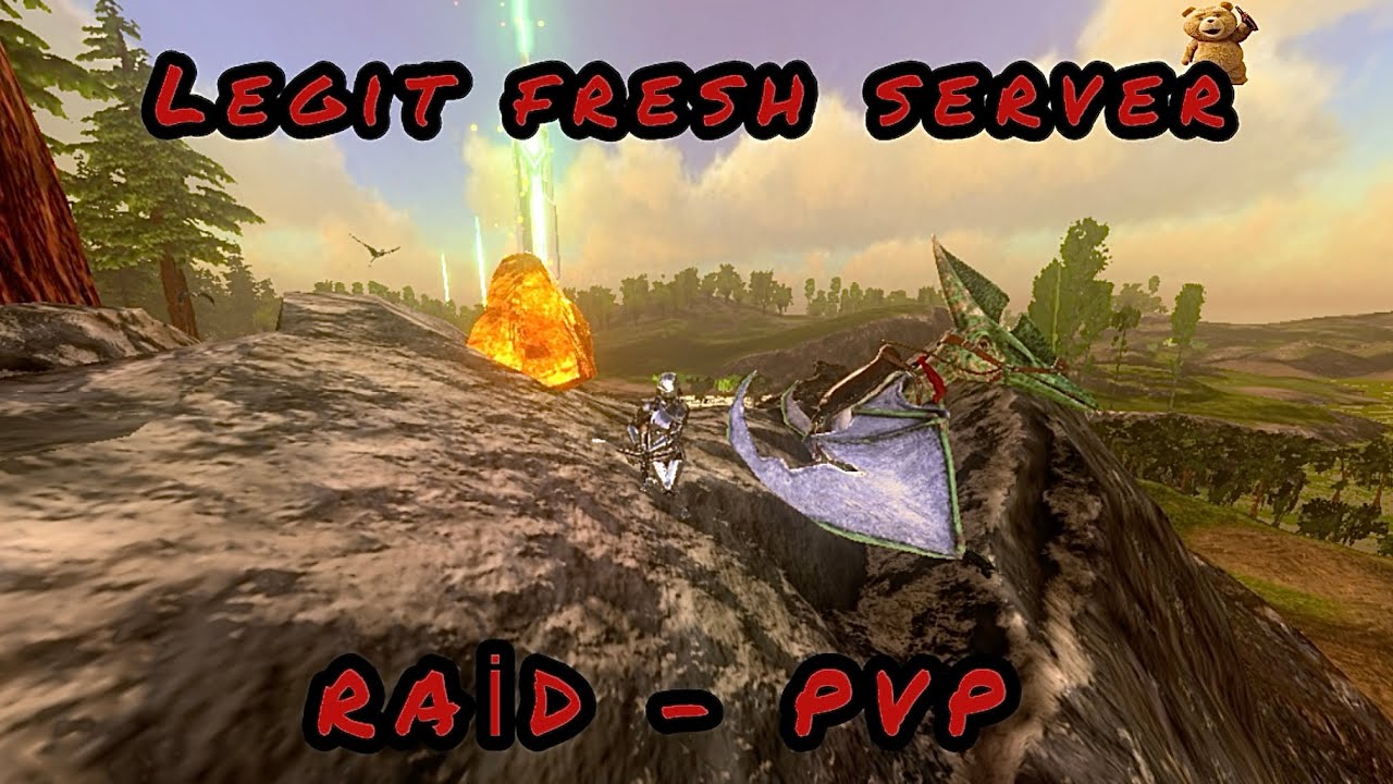 ARK | LEGİT SERVER PVXC RAİD PVP FARM AND BREED