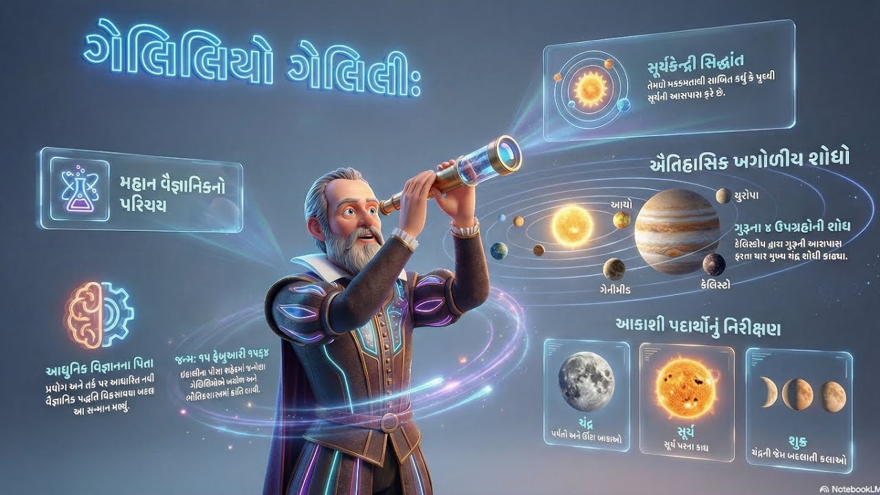 ગેલિલિયો ગેલિલી || આધુનિક વિજ્ઞાનના પિતા || Galileo Galilei || Father of Modern Science
