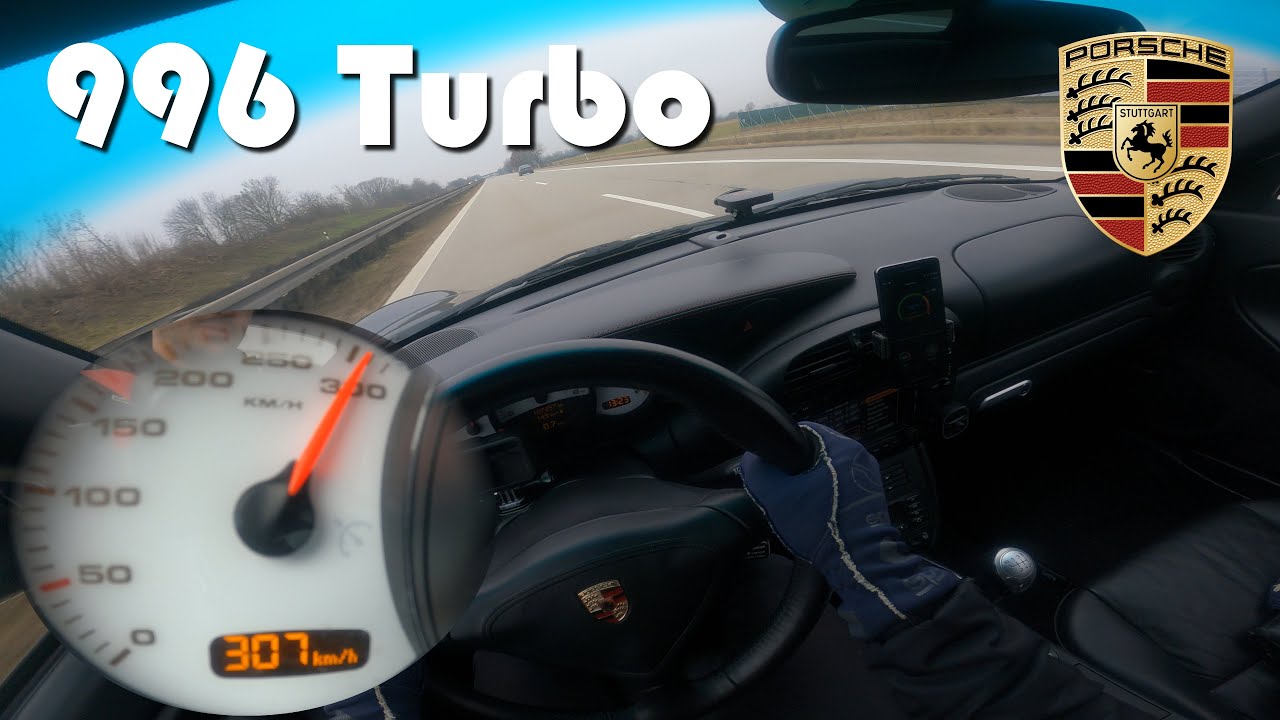 Porsche 996 Turbo 420 л.с. | Обзор | Разгон 100-200 км/ч и максимальная скорость 307 км/ч на авто...