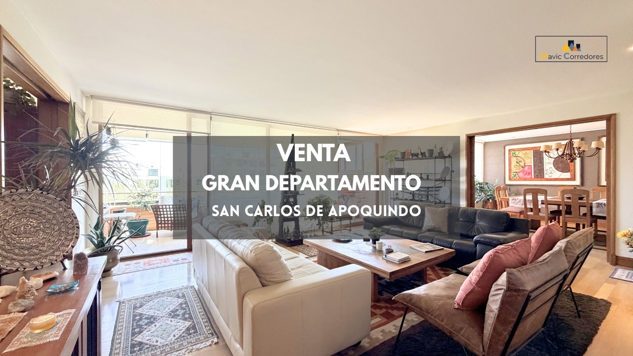 VENTA DE DEPARTAMENTO EN LAS CONDES - SAN CARLOS DE APOQUINDO
