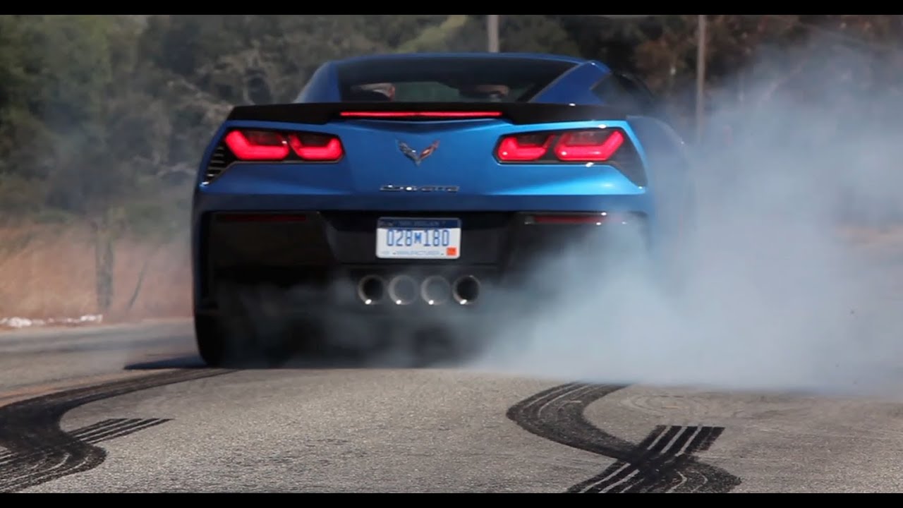 C7 Corvette Stingray - Massive Burnout Compilation