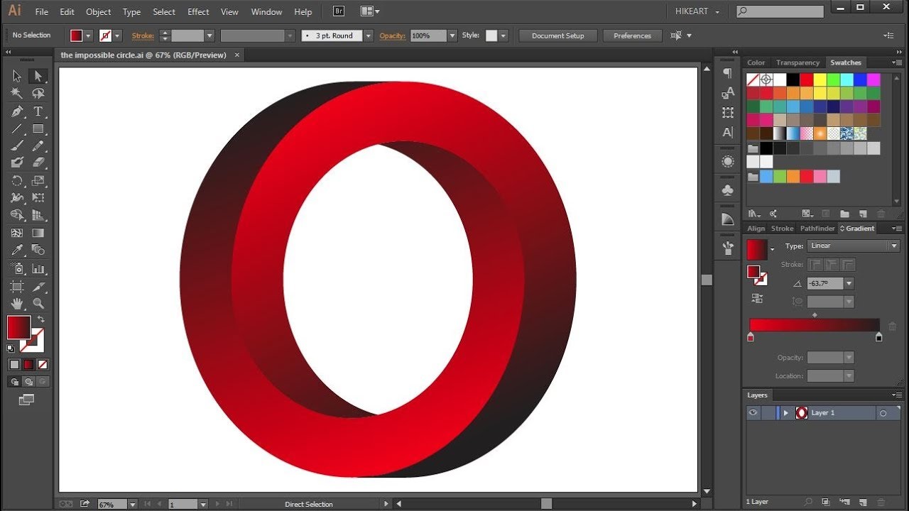 How to Draw the Impossible Circle in Adobe Illustrator