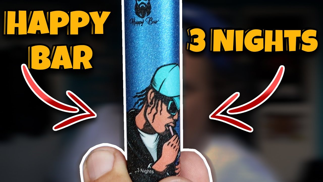 Happy Bar 3 Nights Disposable Device vs VRK Max Review