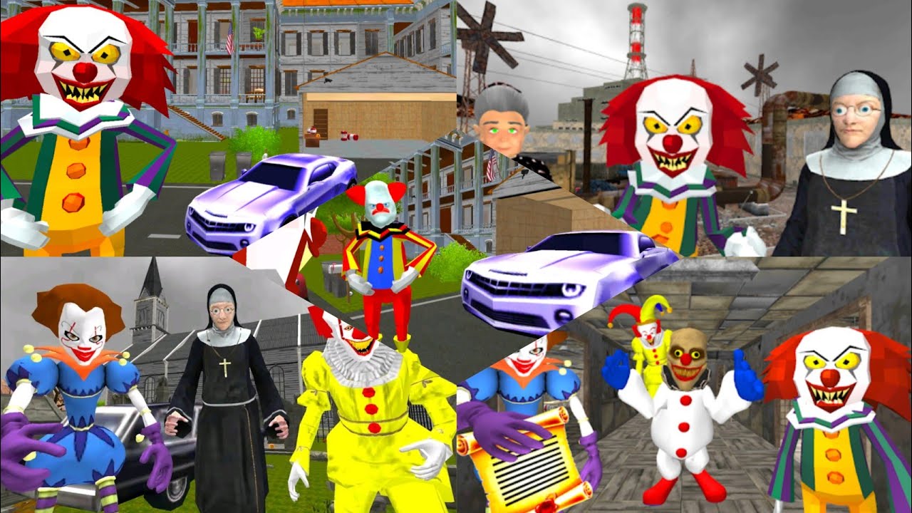 Clowns Neighbors Games Levels 1 (Gameplay Mix 14)